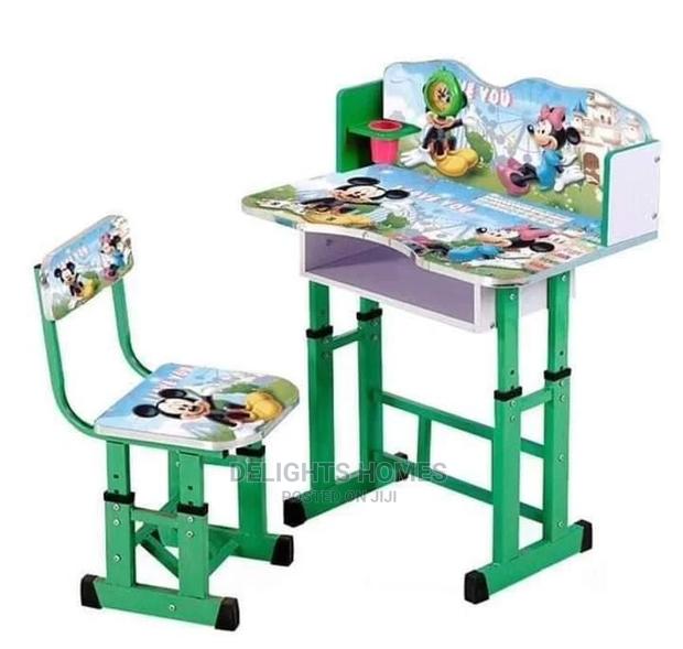 Kids Study Desk With Seat - main view
