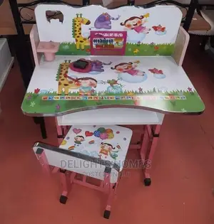 Kids Study Desk With Seat