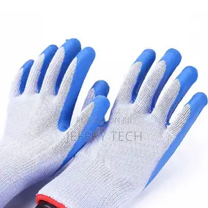 Fashion Diamond Grip Industrial Work Safety Gloves 1pair
