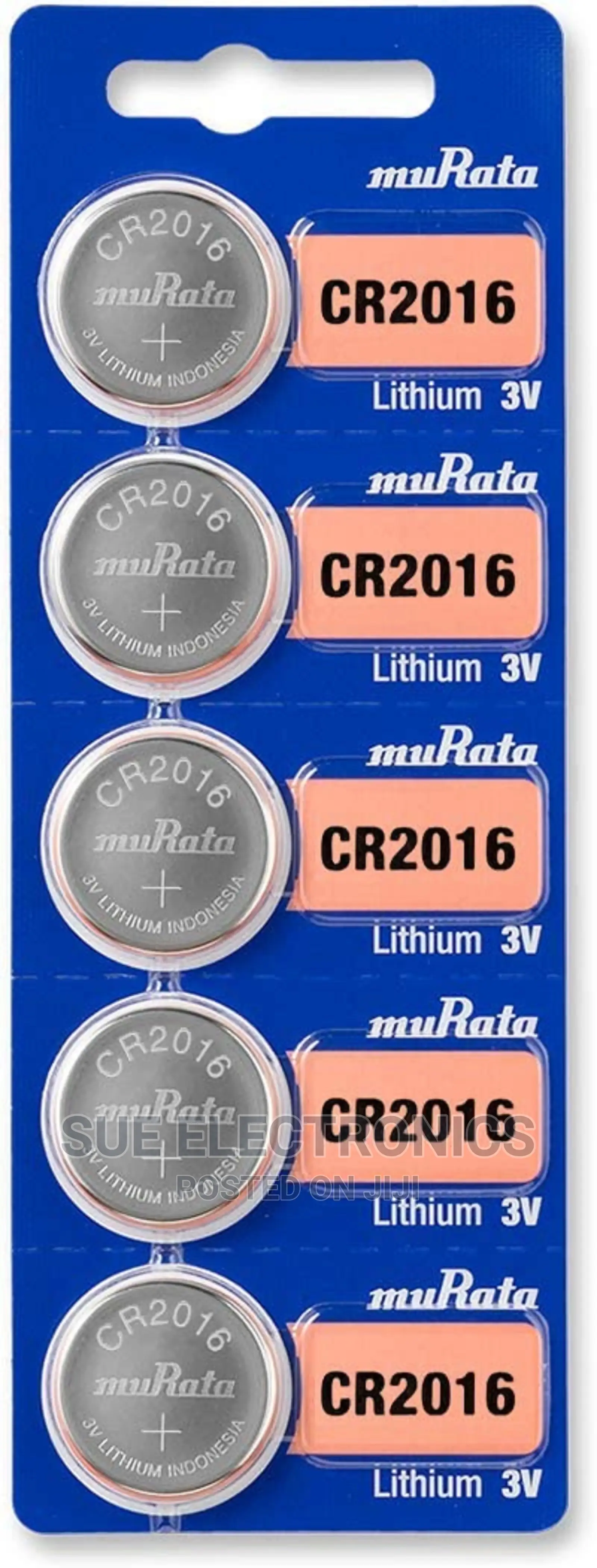 Cr 2016 Lithium 3v Battery Murata