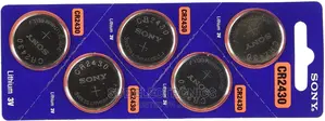 Murata Battery Cr 2430 - 5 Pieces