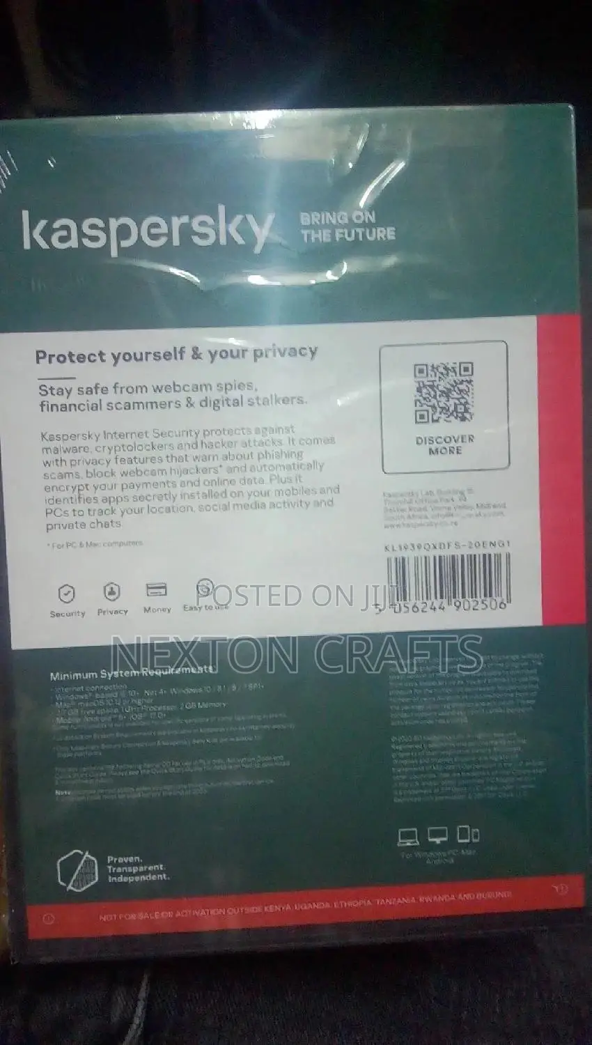 Kaspersky Internet Security 3 + 1 Users Antivirus