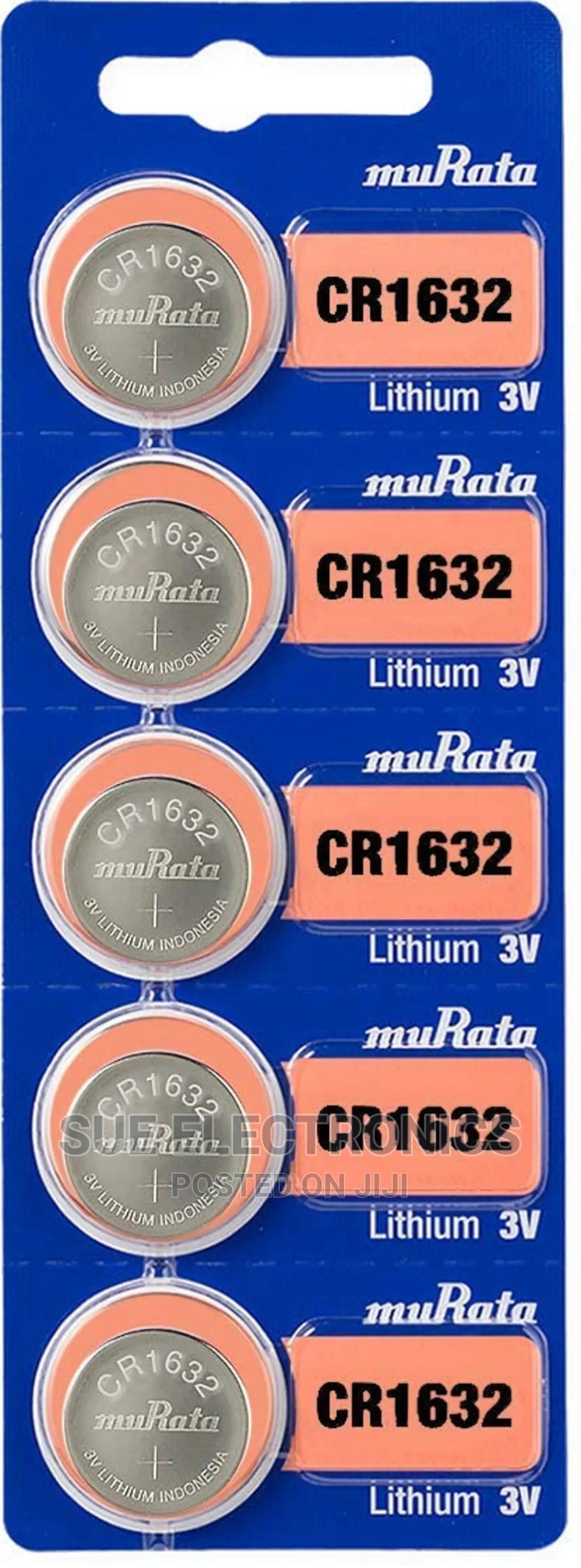 Genuine Sony Is Now Murata Battery Cr 1632 - 5 Pieces