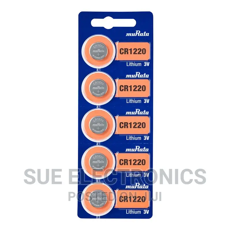 Murata Cr1220 Battery 3v Lithium Coin Cell