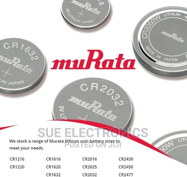 Murata Cr1220 Battery 3v Lithium Coin Cell - thumbnail 2