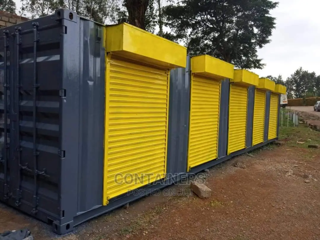 Shipping Container Into Commercial Stalls