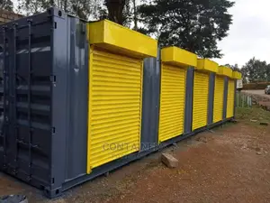 Shipping Container Into Commercial Stalls
