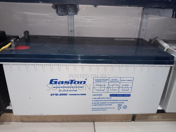 Gaston Rechargeable Solar Battery 200AH 12v/20hr