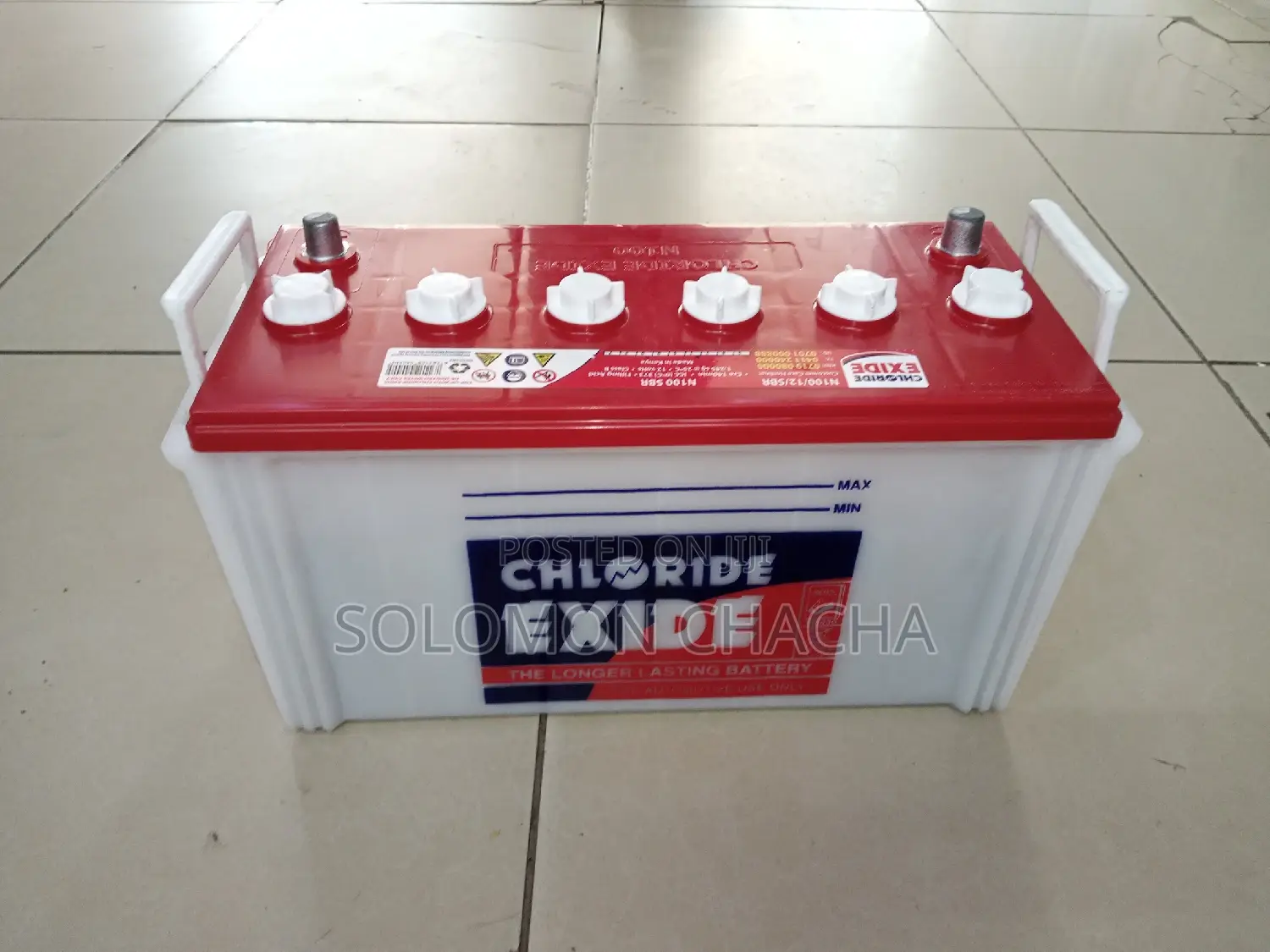 Chloride Exide Battery N100 /12v