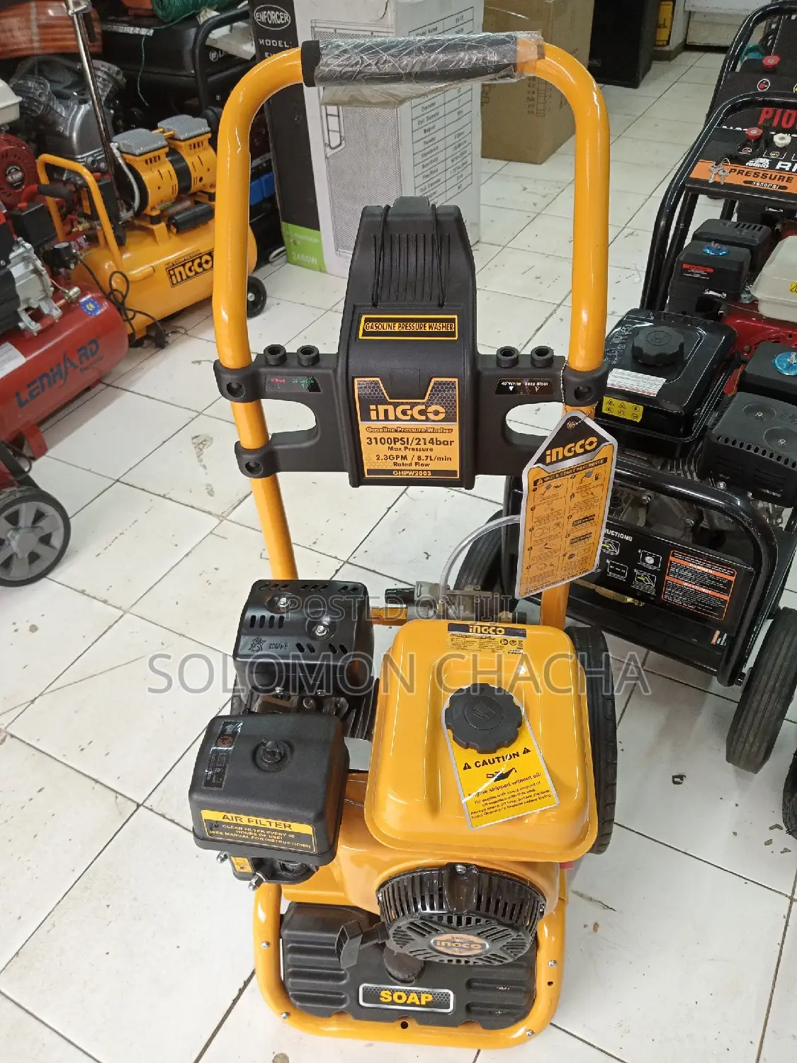 INGCO Carwash 3100psi Petrol