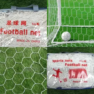 Football Goal Net Hand Knitted Official Style 3mm