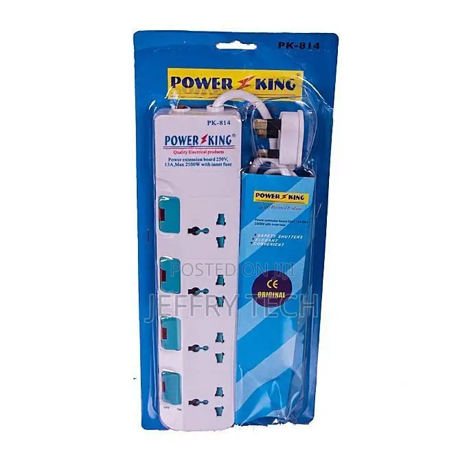 Power King Heavy Duty 4-Way Power Extension Cable