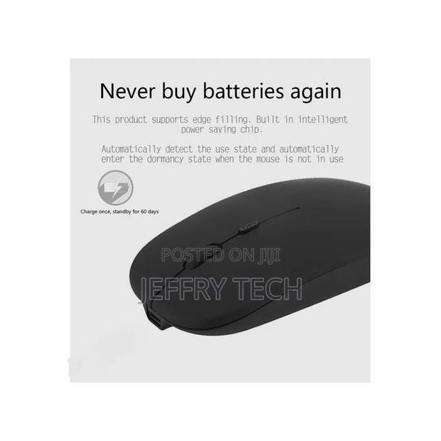 Slim Generic Rechargeable Cordless Wireless Mouse