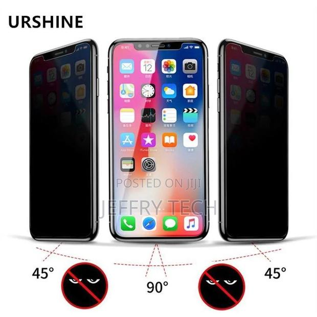 iPhone X Privacy Glass Screen Protector Black for for Iphon - main view