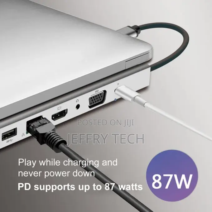 11 in 1 USB Type C Hub Adapter Laptop Docking Station to HDM