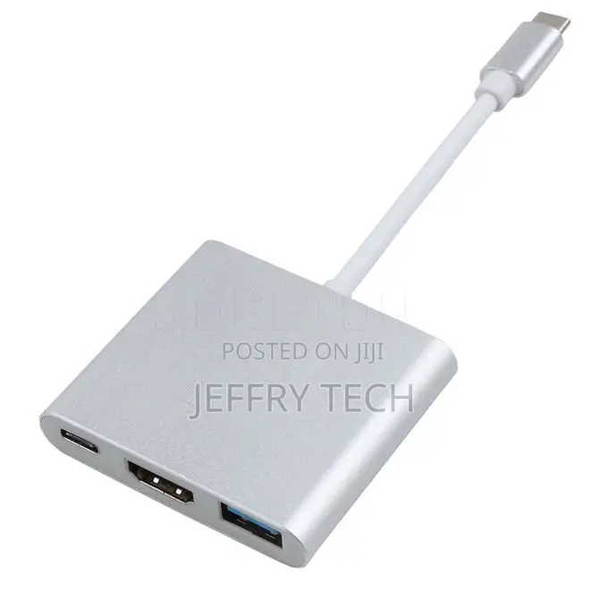 3 in 1 Male to Female USB-C USB 3.1 Type-C to HDMI 4K USB 3.