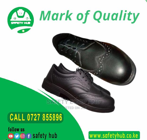Kenya's Executive Manager Shoes for Safety