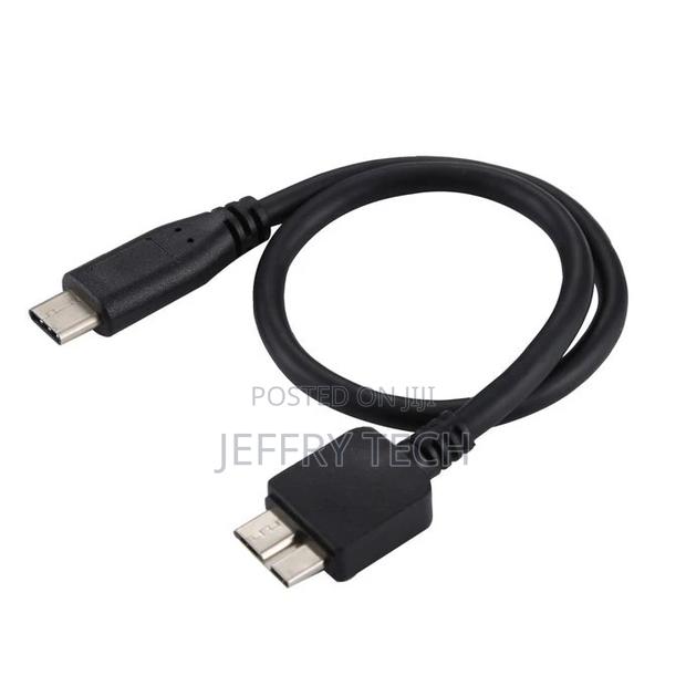 USB-C / Type-C Male to Micro B Male Adapter Cable, Total Le