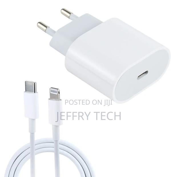 20W PD Type-C Interface Travel Charger + Type-C to 8 Pin Da