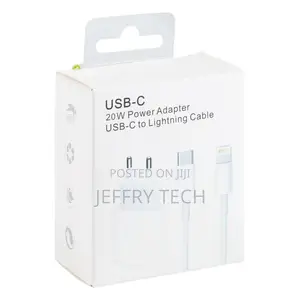 20W PD Type-C Interface Travel Charger + Type-C to 8 Pin Da