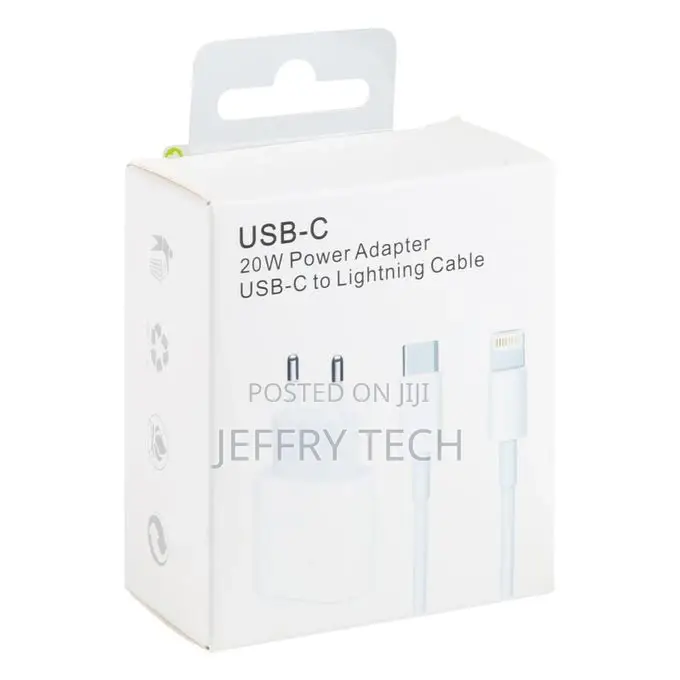 20W PD Type-C Interface Travel Charger + Type-C to 8 Pin Da