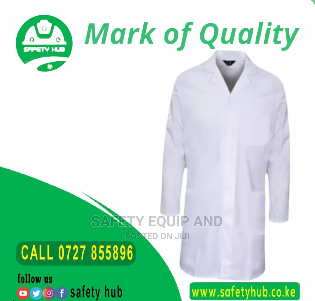 Safety Lab Coats in Kenya in Nairobi Central Safetywear & Equipment, Safety Equip And Uniform