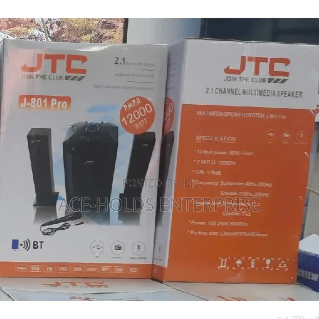 12000 Watts J-801 Pro JTC Sound System Woofer.