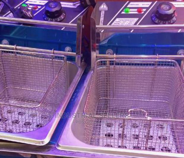 Portable Double Deep Fryer - main view