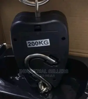 Black 200kgs Hook Scale
