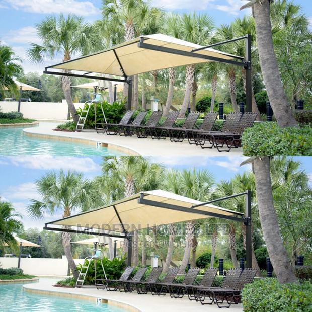 Cantilevered Pool Shade Canopy - main view