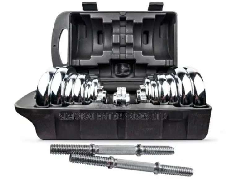 York Chrome Dumb Bell Set 20KG