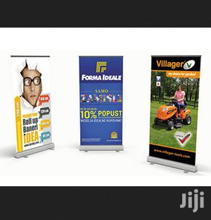 Narrow Base Roll Up Banner Printing Full Color High Quality Full Color