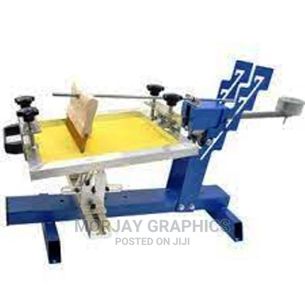 Silk Manual Cylinder Screen Printing Machine - main view