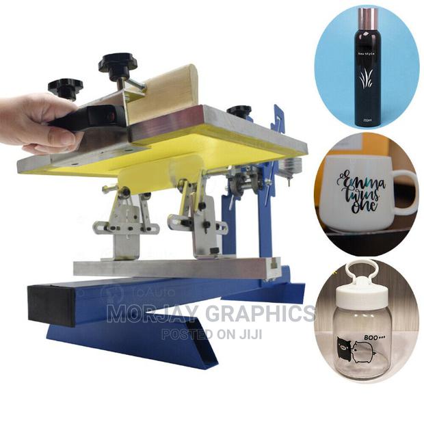 Cylinder Silk Screen Printing Press Machine - main view