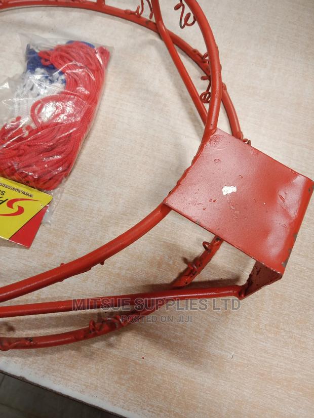 Pair Of Regular Basketball Hoop/Ring 12 Rounds With Nets - thumbnail 8