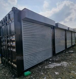 40ft High Cube Container Converted Into 4shops Big Doors - thumbnail 2
