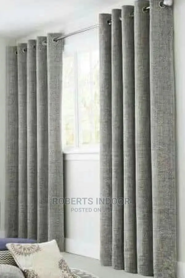 Grey Linen Curtains