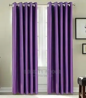 Elegant Purple Curtain