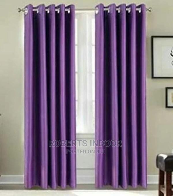 Elegant Purple Curtain