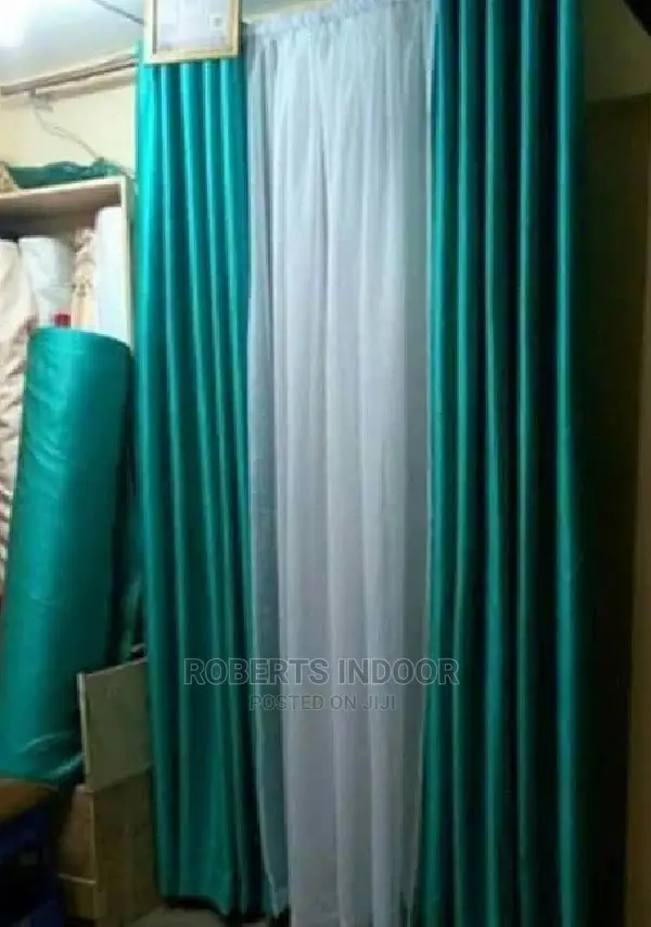 Turquoise Elegant Curtains