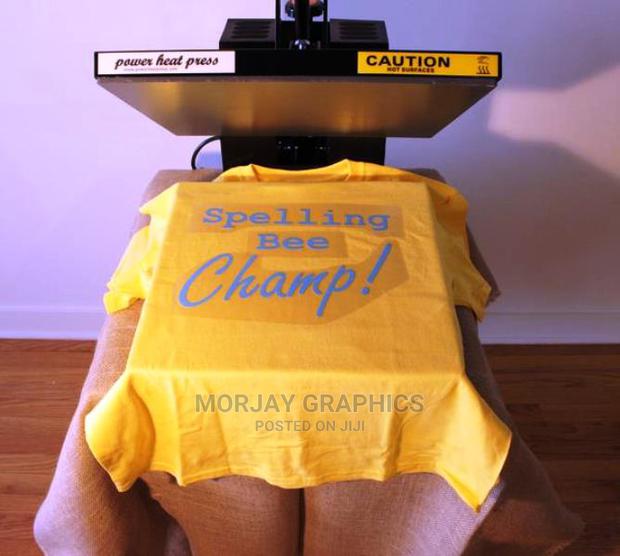 T-Shirt Vinyl Flatbed Heat Press