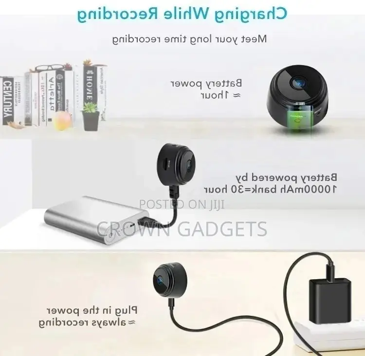 150-Degree Viewing Angle Wireless Mini Spy A9 Spy Camera
