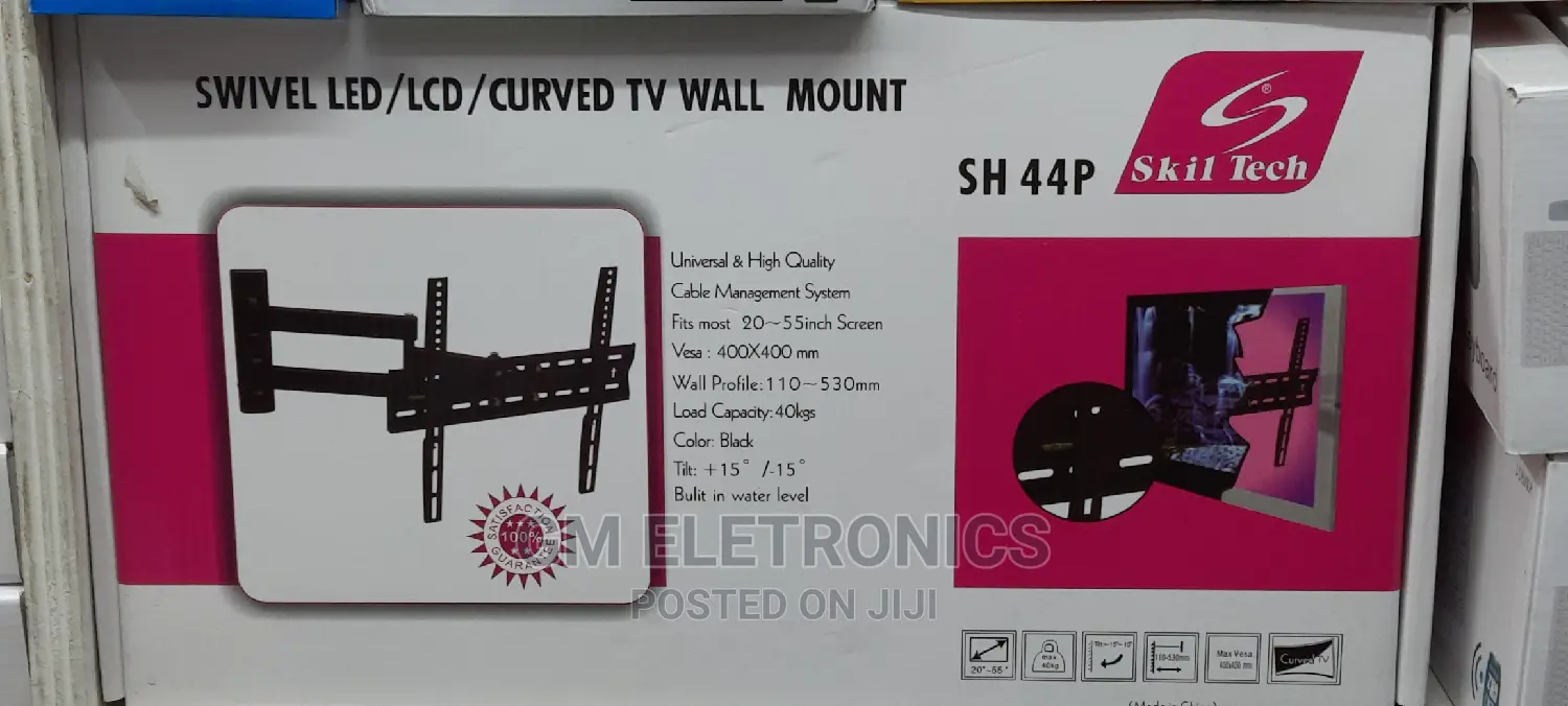 Universal Skill Tech Swivel Wall Bracket.(20"-55")
