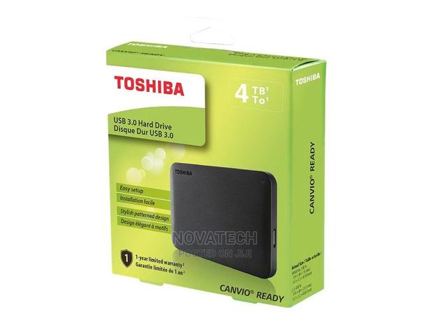 Toshiba External Canvio Ready 4TB HDD Hard Drive