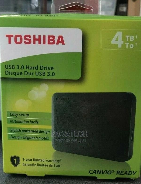 Toshiba External Canvio Ready 4TB HDD Hard Drive - thumbnail 3