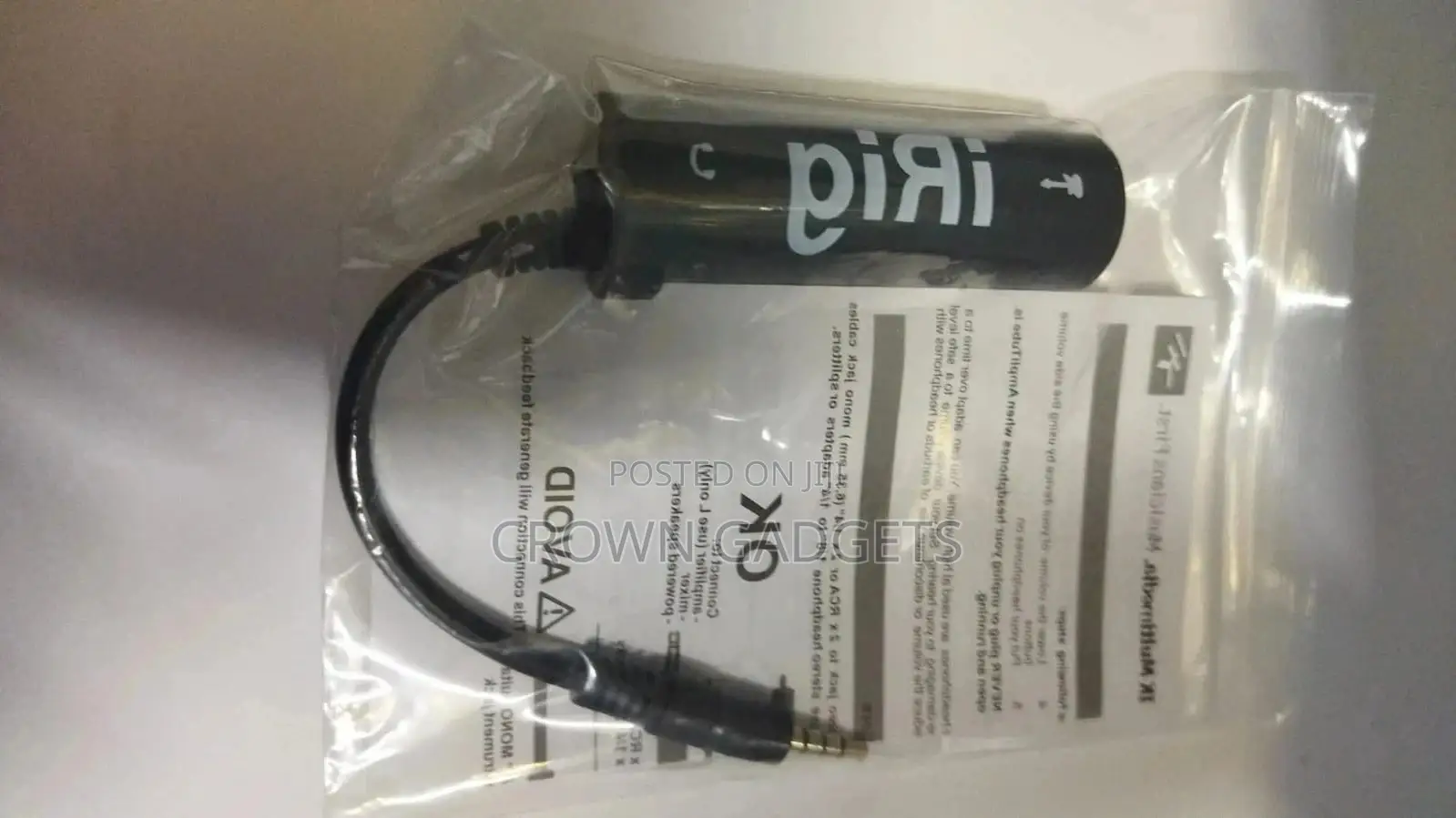TS - GT01 Amplitube Irig Guitar Adapter Rig Guitar Link