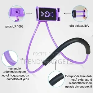 Necklace Bracket Bed 360 Degree Flexible Durable Phones Hold