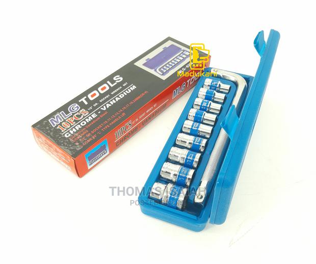 MLG 10pcs 0.5 Half Inch Dr Socket Wrench Box Spanner Set - thumbnail 2