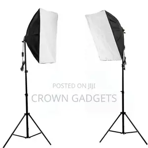 Photography Softbox Lighting Kit, Adjustable