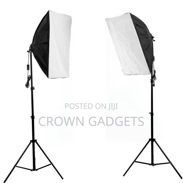 Photography Softbox Lighting Kit, Adjustable - main view